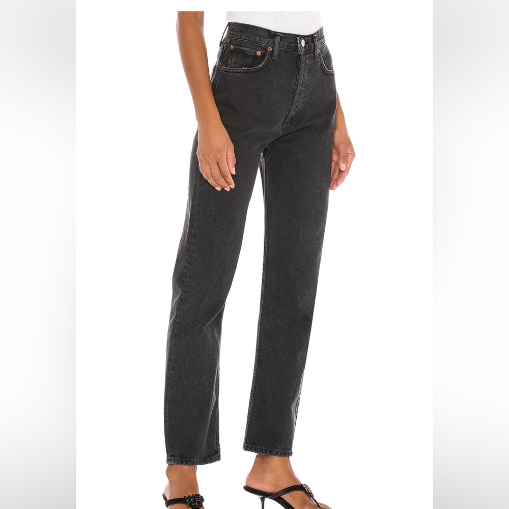 Agolde Black 90s pinch waist Jean